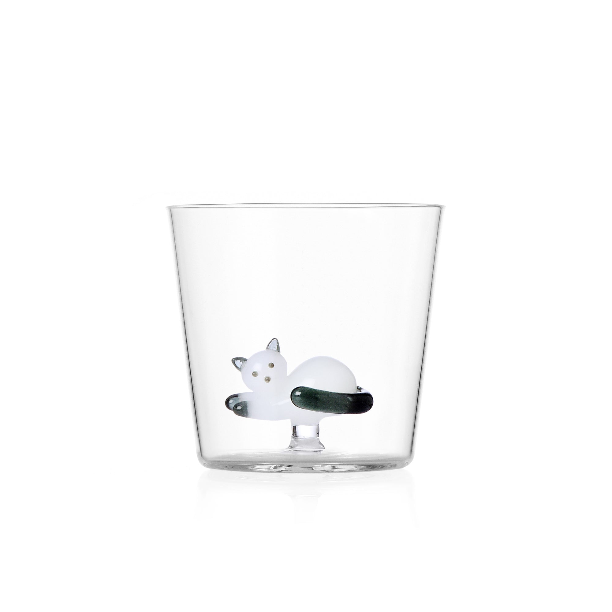 CAT GREY TUMBLER GLASS