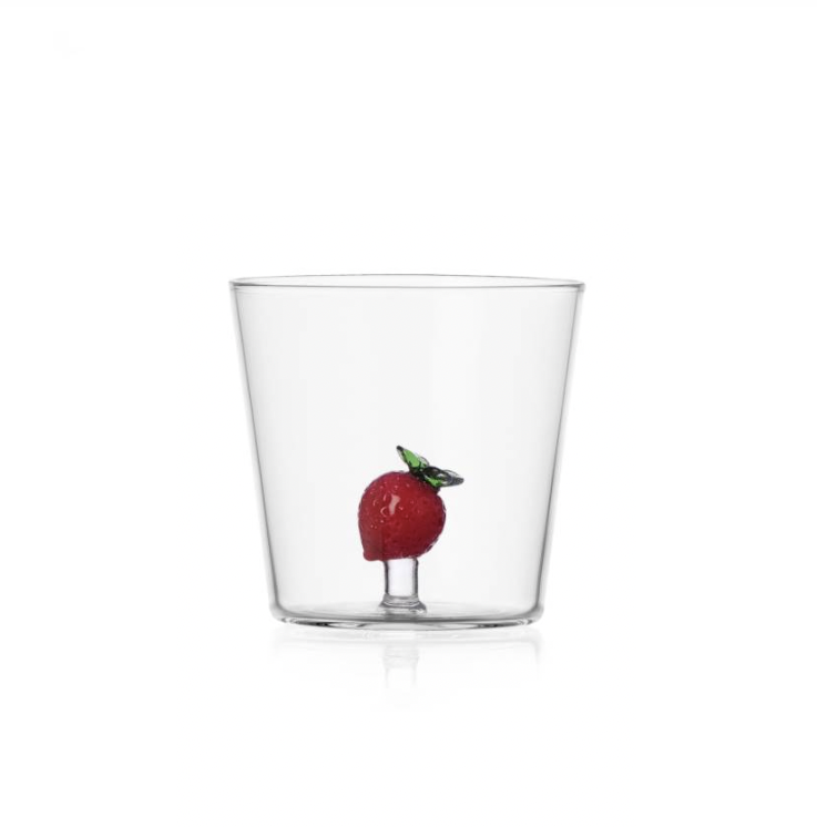 Strawberry Tumbler glass