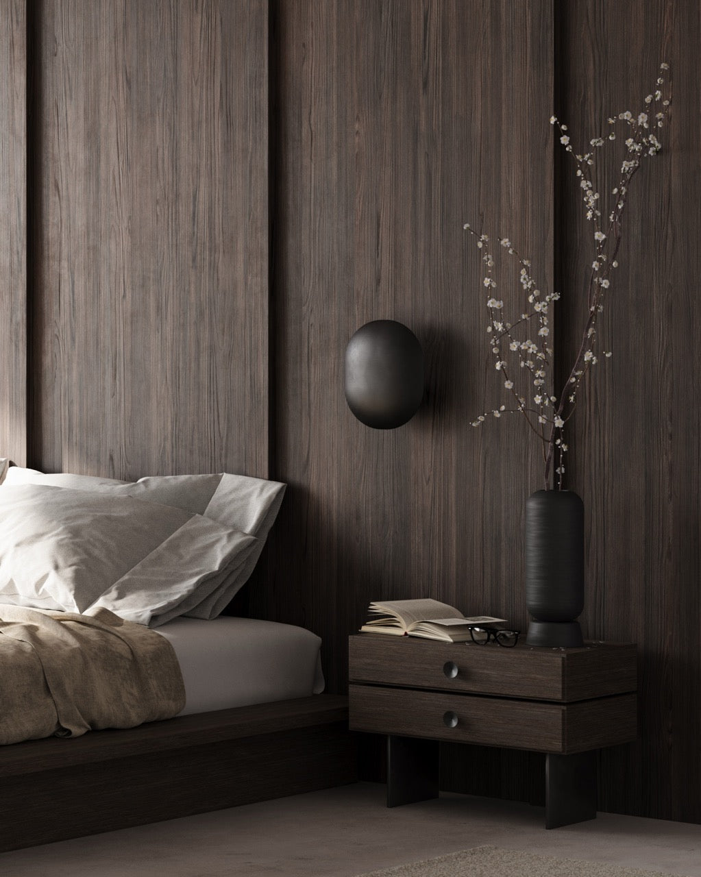 Clam Vegglampe